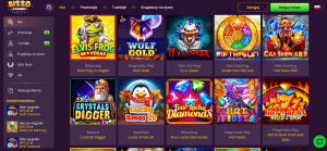 Bizzo casino screenshot