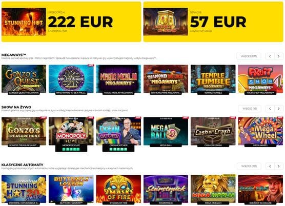 Energy Casino Screenshot 2