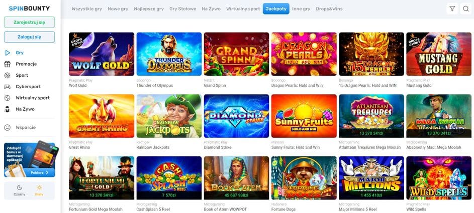 SpinBounty Casino Screenshot 3