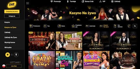 Zet Casino Screenshot 2