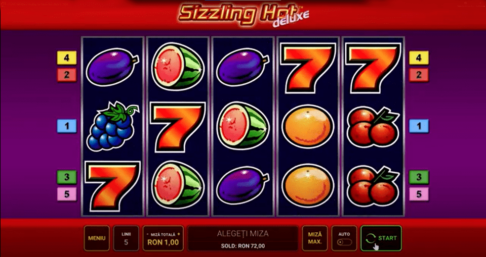 Sizzling hot deluxe online slot