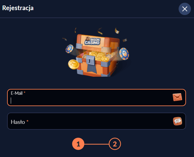 bison casino registration