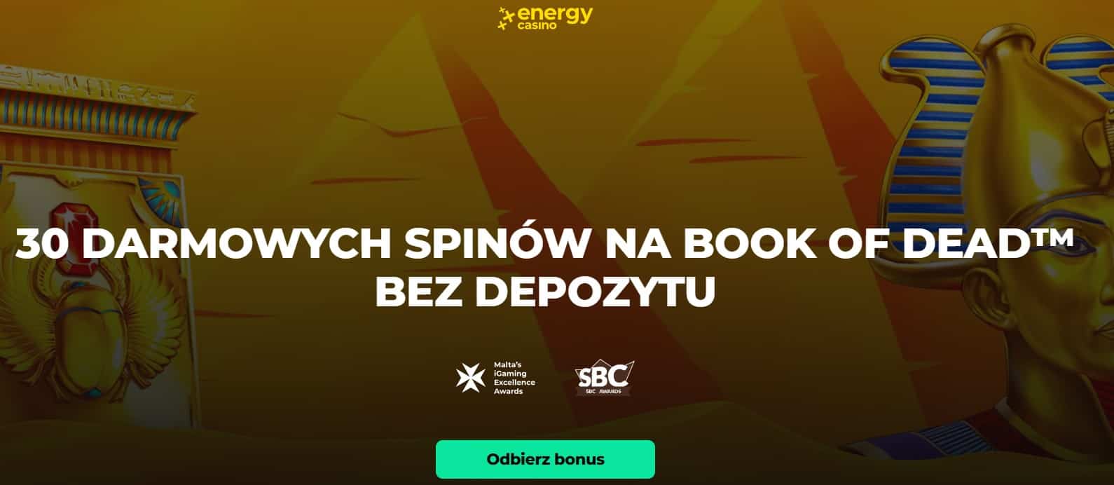 Energy casino bonus bez depozytu