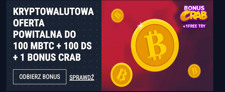 Kryptowalutowa oferta powitalna Rabona Casino