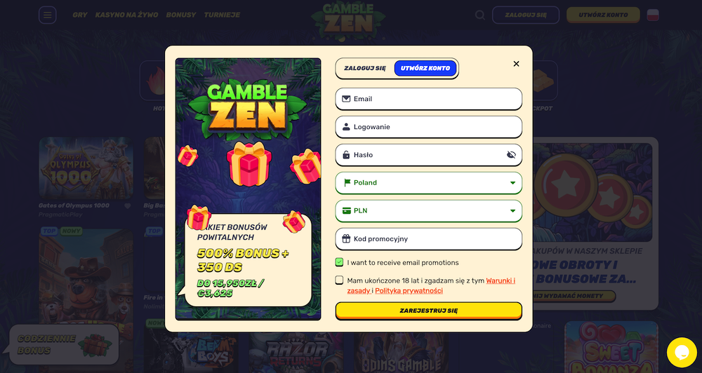 Log in Gamblezen-min