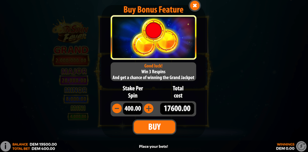 CoinSpin Fever slot online