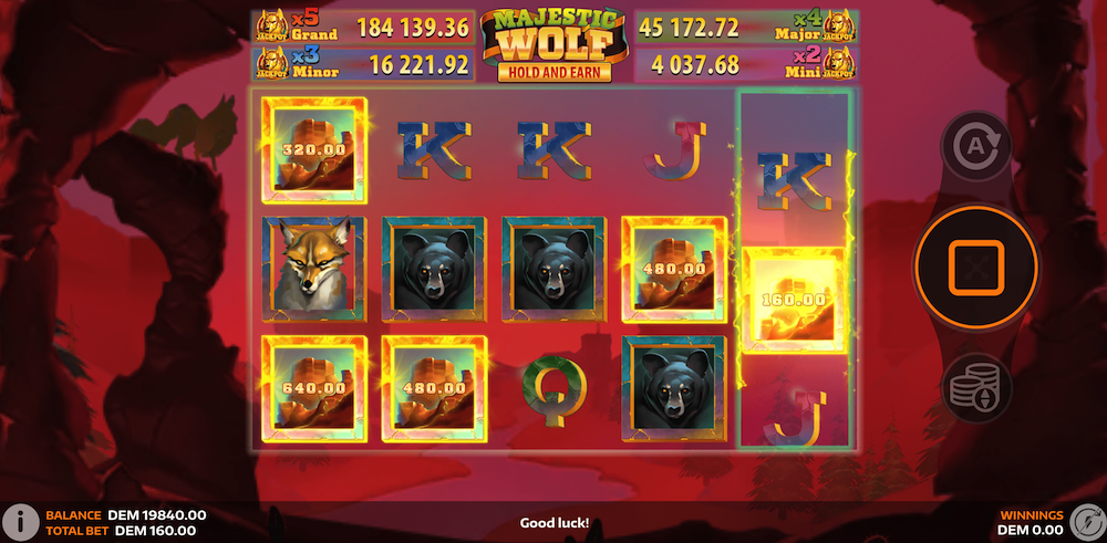 Majestic Wolf slot online