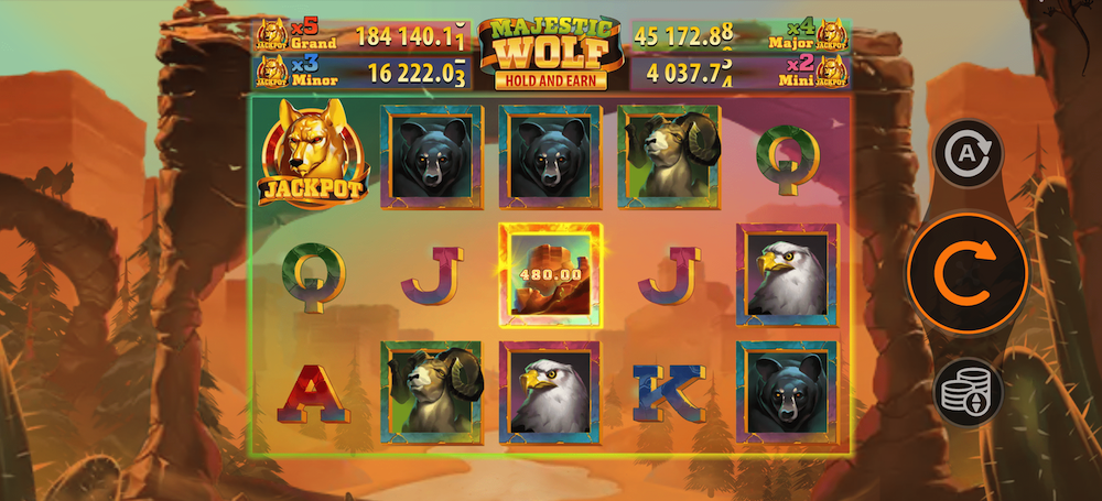 Majestic Wolf online slot