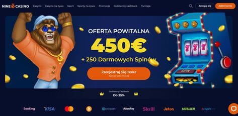 Nine Casino Bonus Powitalny