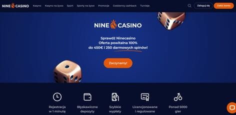 Nine Casino Oferta Powitalna