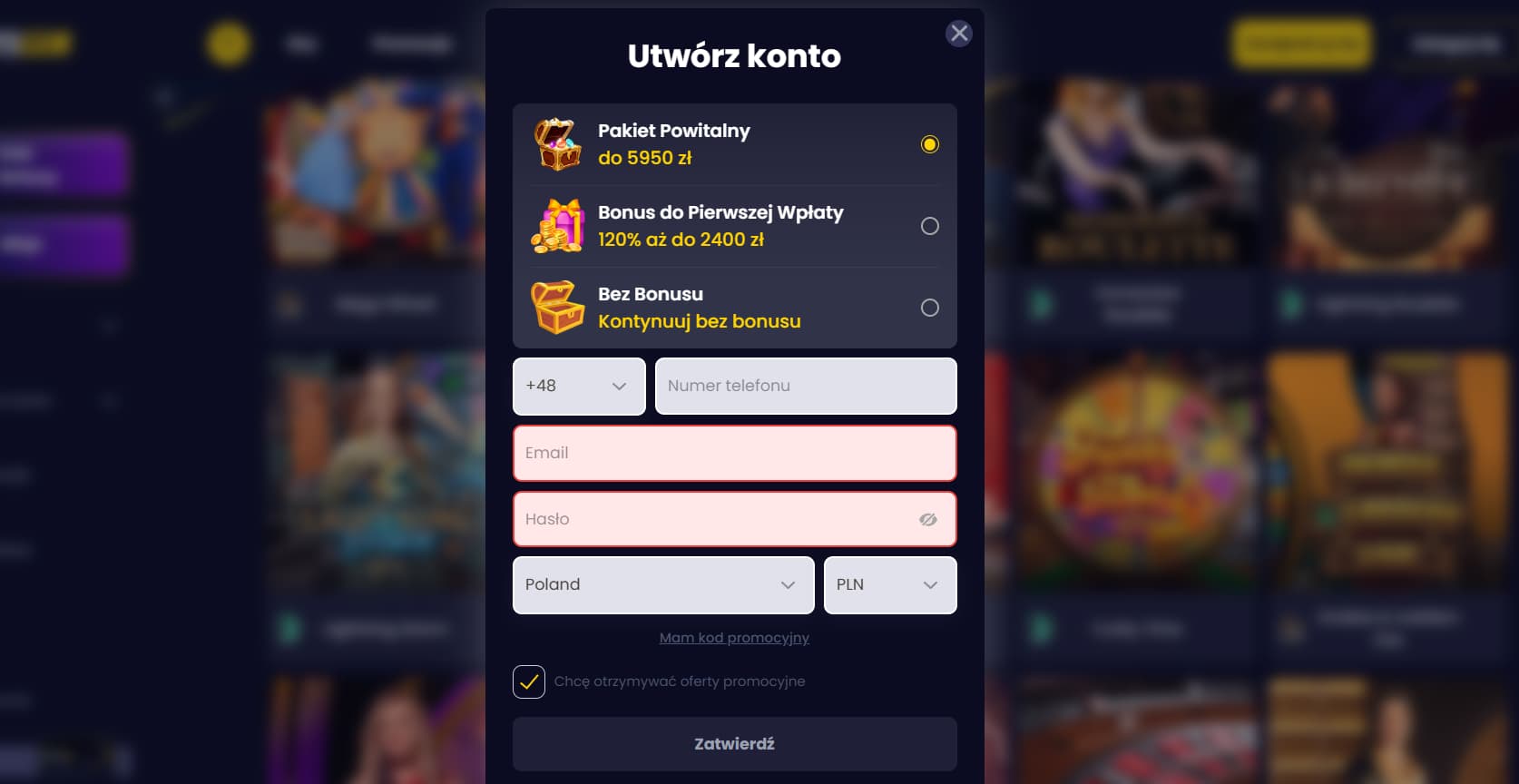 slotgem casino registration