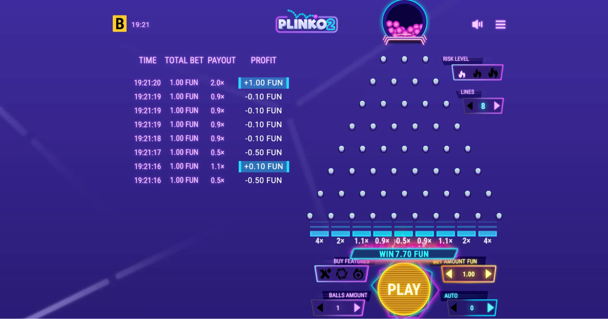 plinko2 game