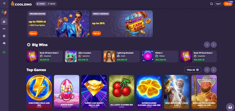 Strona główna Coolzino Casino
