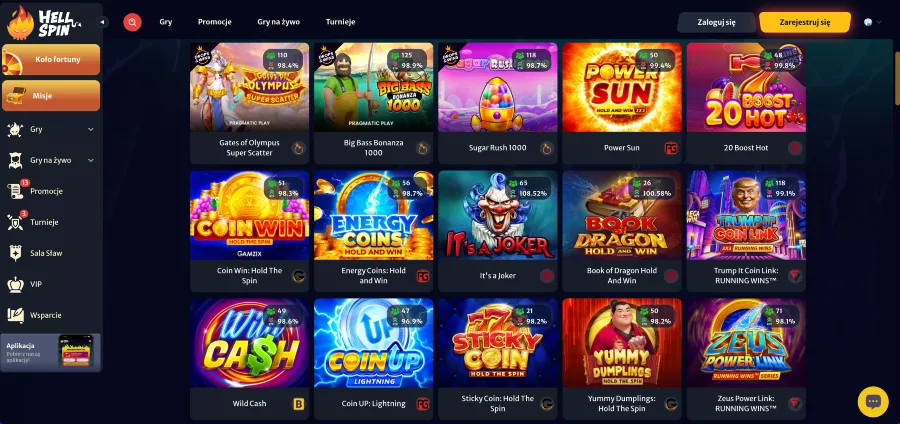 Strona główna Hell Spin Casino
