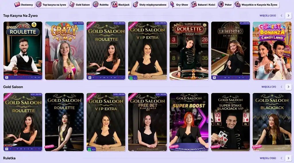 spinbara kasyna na zywo