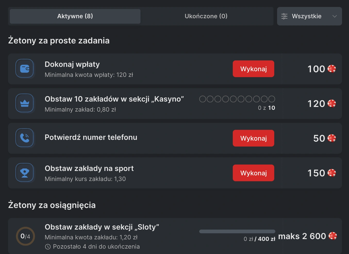 fonbet misje oraz sklep