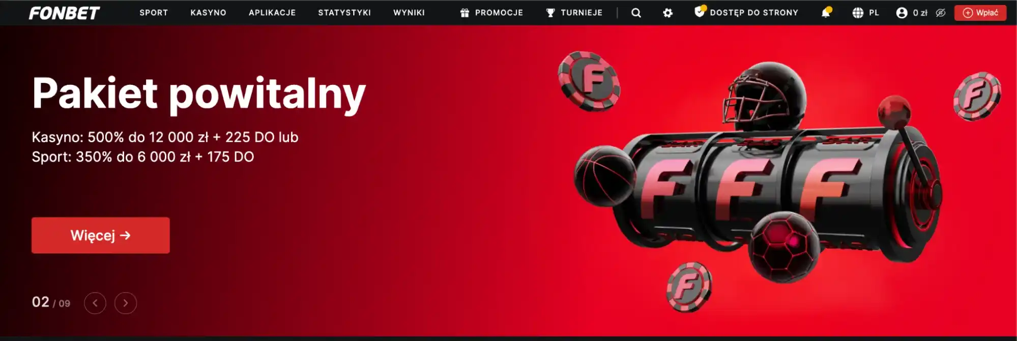 fonbet pakiet powitalny