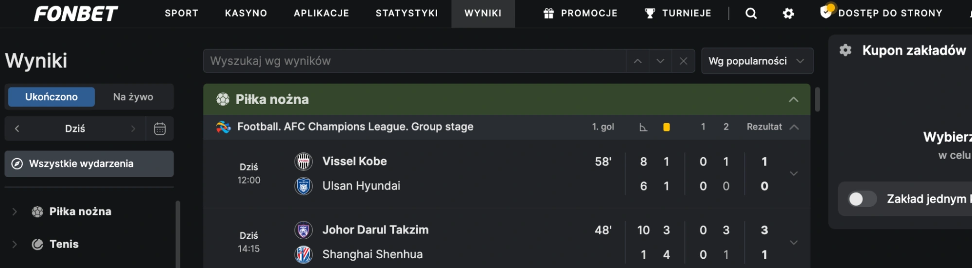 fonbet zaklady sportowe
