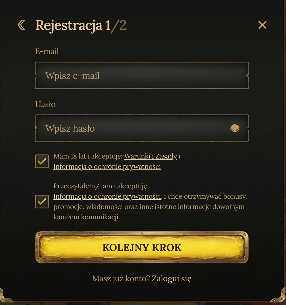 betwest rejestracja